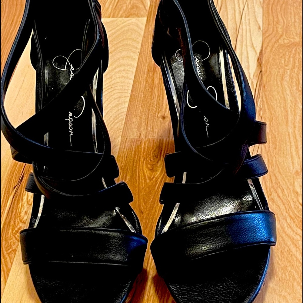 Jessica Simpson black sandals